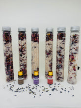 Load image into Gallery viewer, Large Test Tube Bath Salts | Lavender Bath Salts | Bulk Bath Salts | Home Spa | Aromatherapy | Luxury Bath Soak | Relax | Indulge
