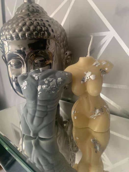 Zeus and Silhouette Candle Set
