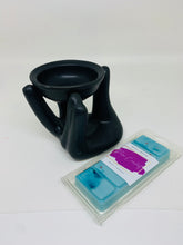 Load image into Gallery viewer, Healing Hand Wax/Oil Burner Black
